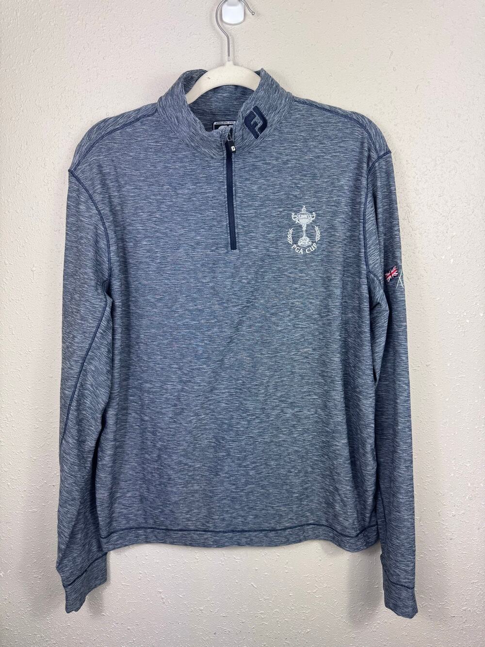 FJ PGA Cup 1/4 Zip Jacket Mens Size Medium